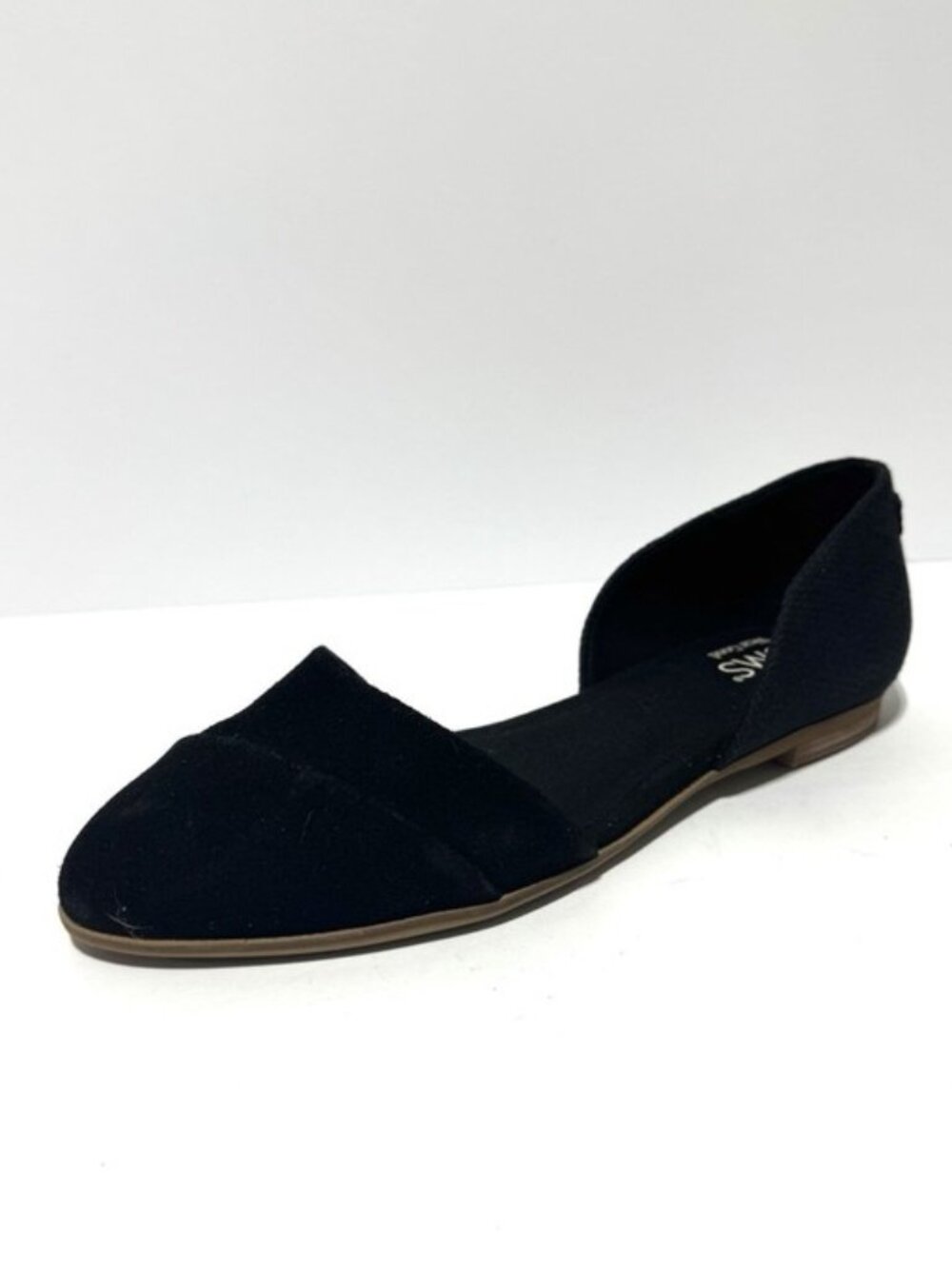 TOMS Womens Jutti D'Orsay Flats Black Size 6.5 M